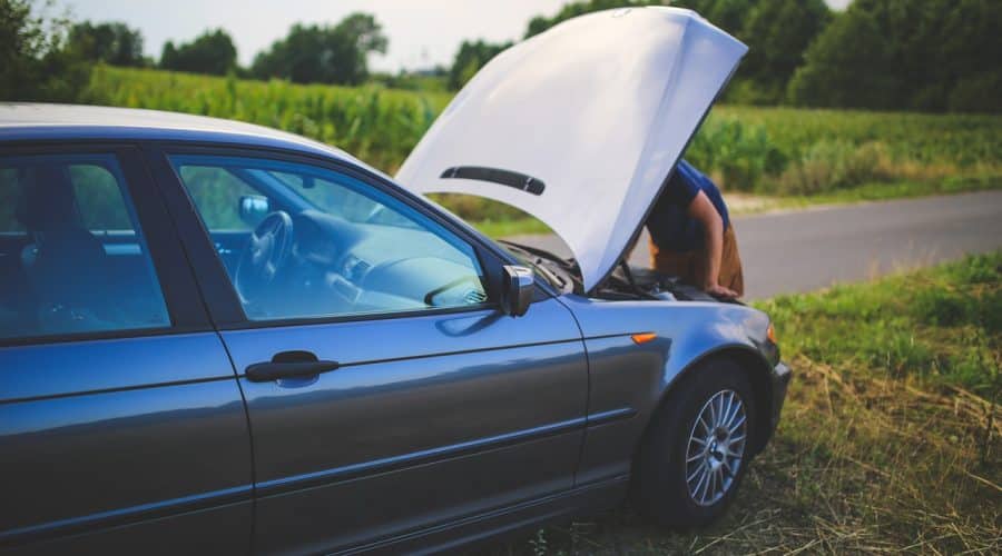 accident voiture panne